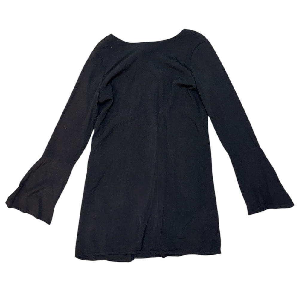 Lulu’s black oval back cutout mini dress women’s size small